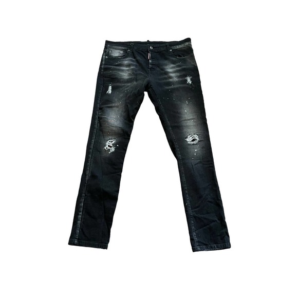 DSQUARED2 Jeans 89 Dsquared Cool Guy Black Denim Jeans Italy